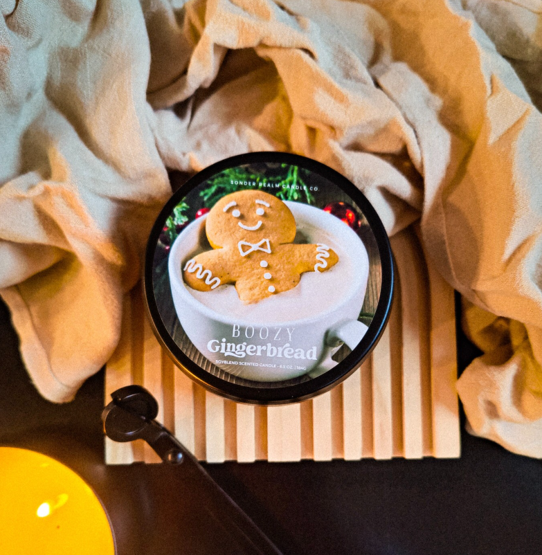 Boozy Gingerbread Candle