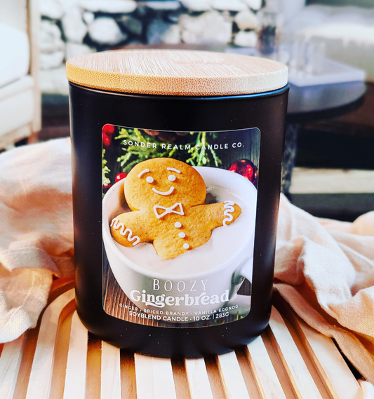 Boozy Gingerbread Candle